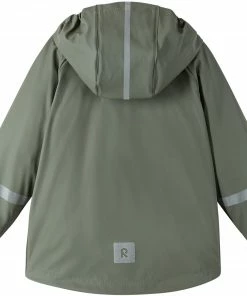 Reima Lampi Raincoat Kids, Groen -Helly Hansen-winkel reima lampi raincoat kids greyish green 3 2