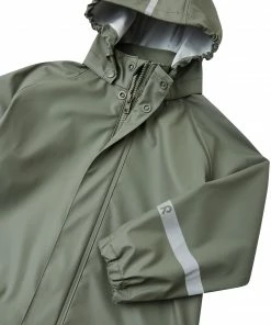 Reima Lampi Raincoat Kids, Groen -Helly Hansen-winkel reima lampi raincoat kids greyish green 4 2