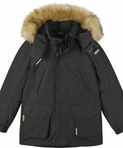 Reima Serkku Reimatec Down Jacket Youth, Zwart