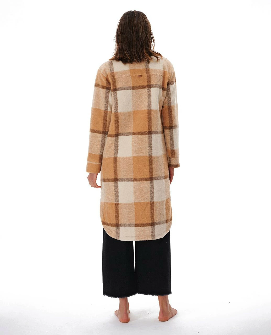 Rip Curl Breeze Check Jacket Women, Beige 3 Rip Curl Breeze Check Jacket Women, Beige - Afbeelding 3