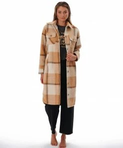 Rip Curl Breeze Check Jacket Women, Beige 7 Rip Curl Breeze Check Jacket Women, Beige -Helly Hansen-winkel rip curl breeze check jacket women camel 4