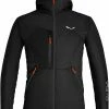 SALEWA Pedroc Hybrid Tirol Wool Hood Jacket Men, Blauw