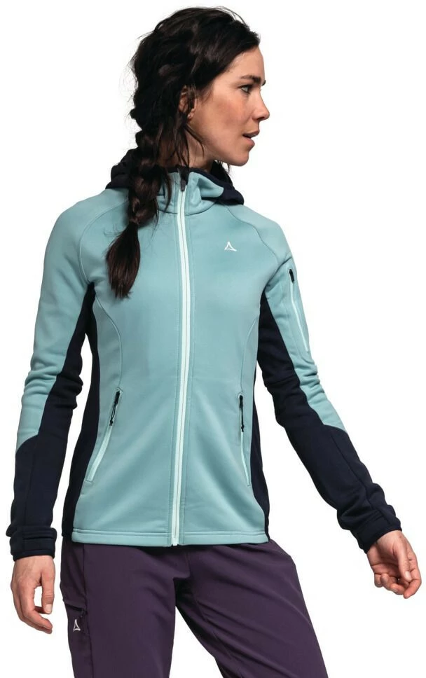 Schöffel Schöffel Lodron Fleece Hoody Women, Blauw 3 Schöffel Schöffel Lodron Fleece Hoody Women, Blauw - Afbeelding 3
