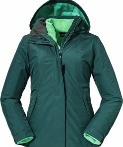 Schöffel Schöffel Partinello 3in1 Jacket Women, Turquoise