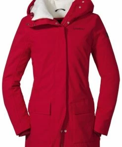 Schöffel Schöffel Rotterdam Geïsoleerde Jas Dames, Rood