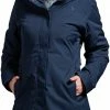 Tatonka Stir Hooded Coat Women, Blauw