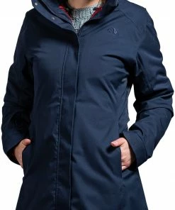 Helly Hansen-winkel 10 Tatonka Stir Hooded Coat Women, Blauw