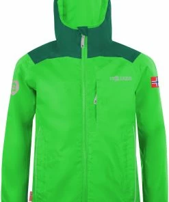 TROLLKIDS Bergen Jas Kinderen, Groen/blauw