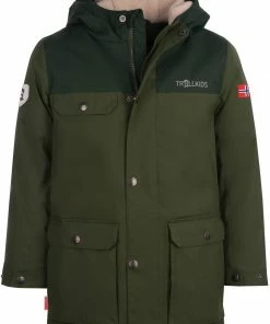 TROLLKIDS Gudvangen Jacket Kids, Blauw/geel