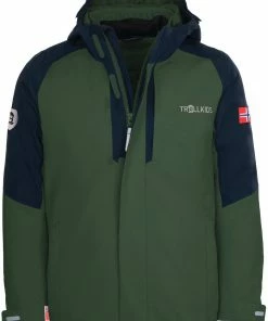 TROLLKIDS Skanden 3in1 Jacket Kids, Groen/blauw