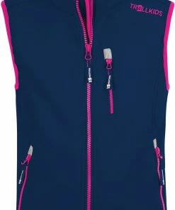 TROLLKIDS Trollfjord Vest Kids, Blauw