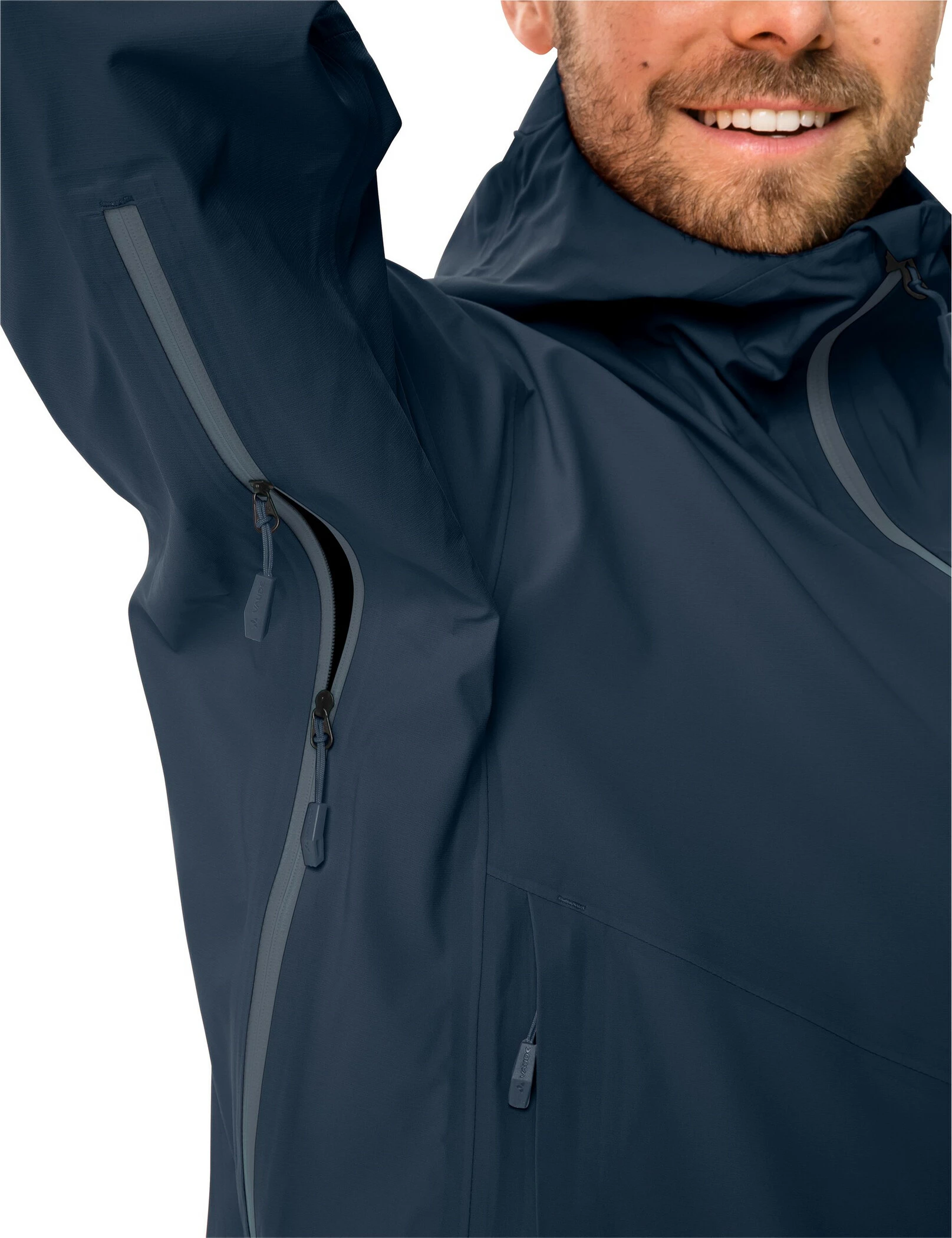 VAUDE Croz III 3L Jacket Men, Blauw 6 VAUDE Croz III 3L Jacket Men, Blauw - Afbeelding 6