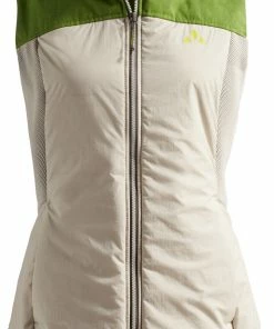 VAUDE Green Core Insulation Vest Women, Wit/groen