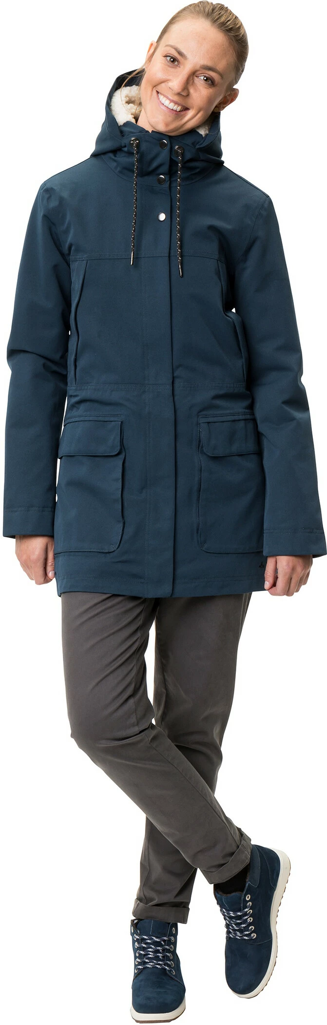 VAUDE Manukau II Parka Women, Groen 7 VAUDE Manukau II Parka Women, Groen - Afbeelding 7