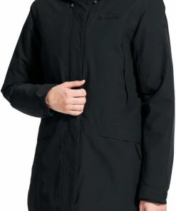 VAUDE Skomer Wollen Parka Dames, Zwart -Helly Hansen-winkel vaude skomer wollparka damen black 3