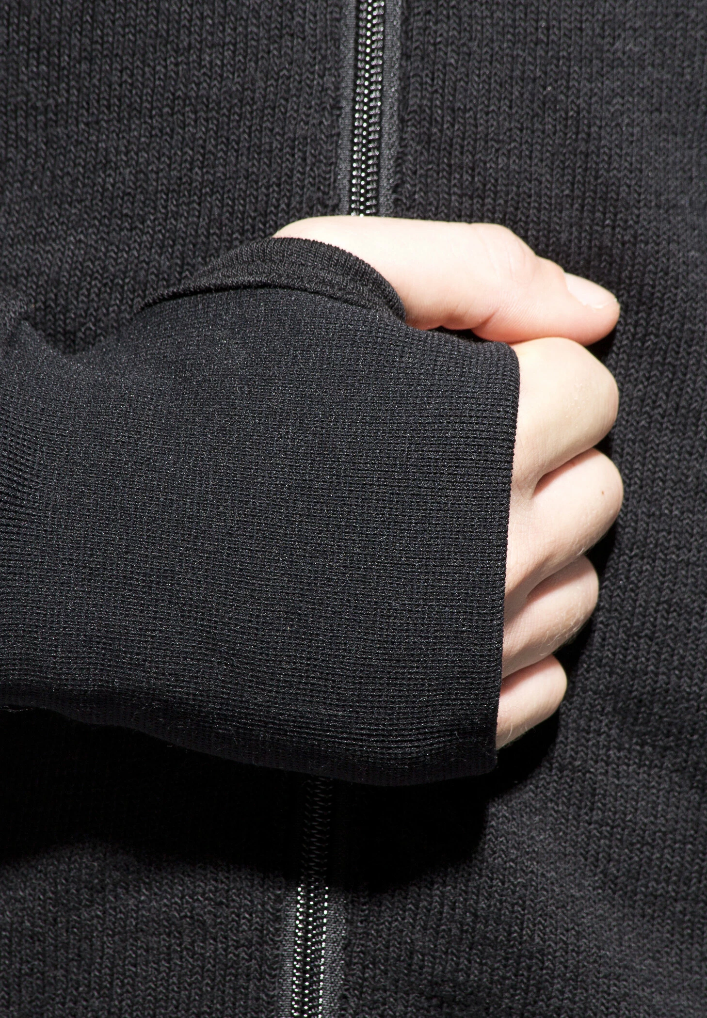 Woolpower 400 Full-Zip Thermo Jacket, Zwart 9 Woolpower 400 Full-Zip Thermo Jacket, Zwart - Afbeelding 9