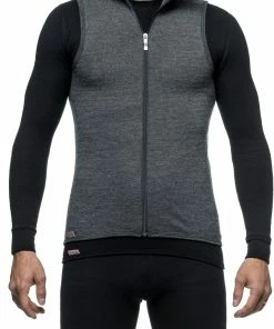 Woolpower 400 Bodywarmer, Olijf -Helly Hansen-winkel woolpower 400 vest unisex grey 3 1